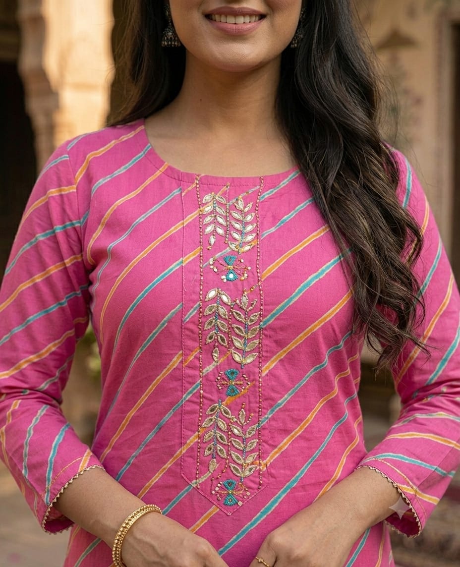 Cotton Handwork Kurti