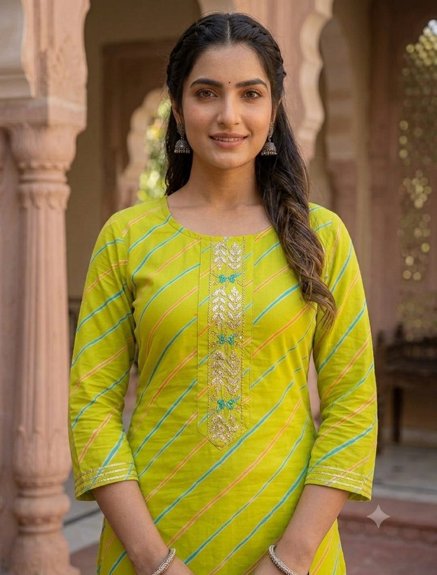 Cotton Handwork Kurti
